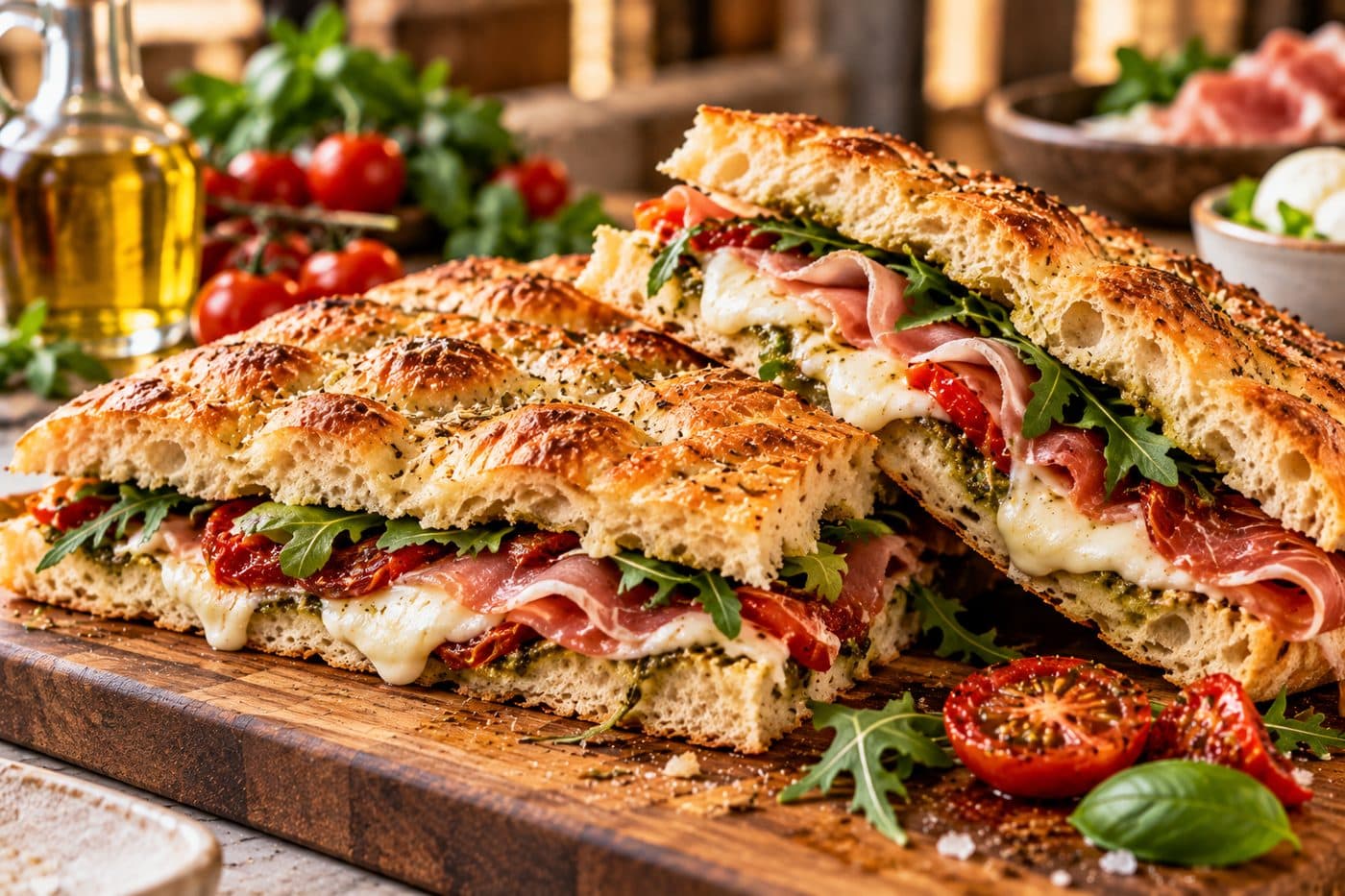 Focaccia ripiena